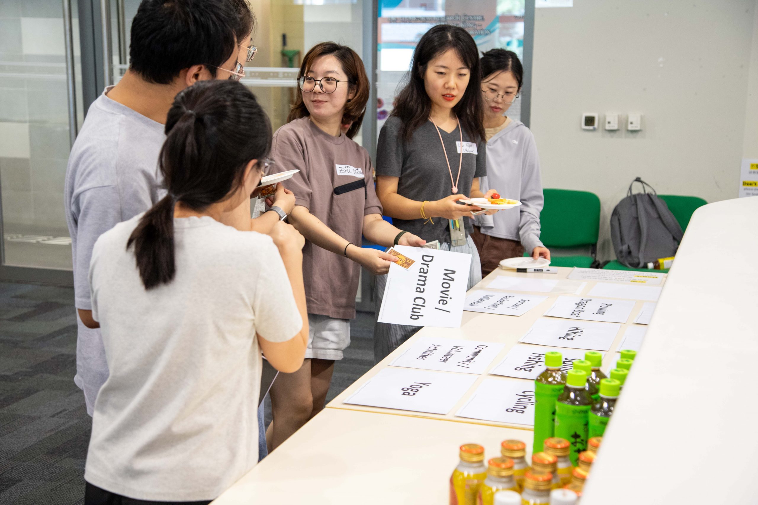 Students and Faculty members discussed their preferred hobbies