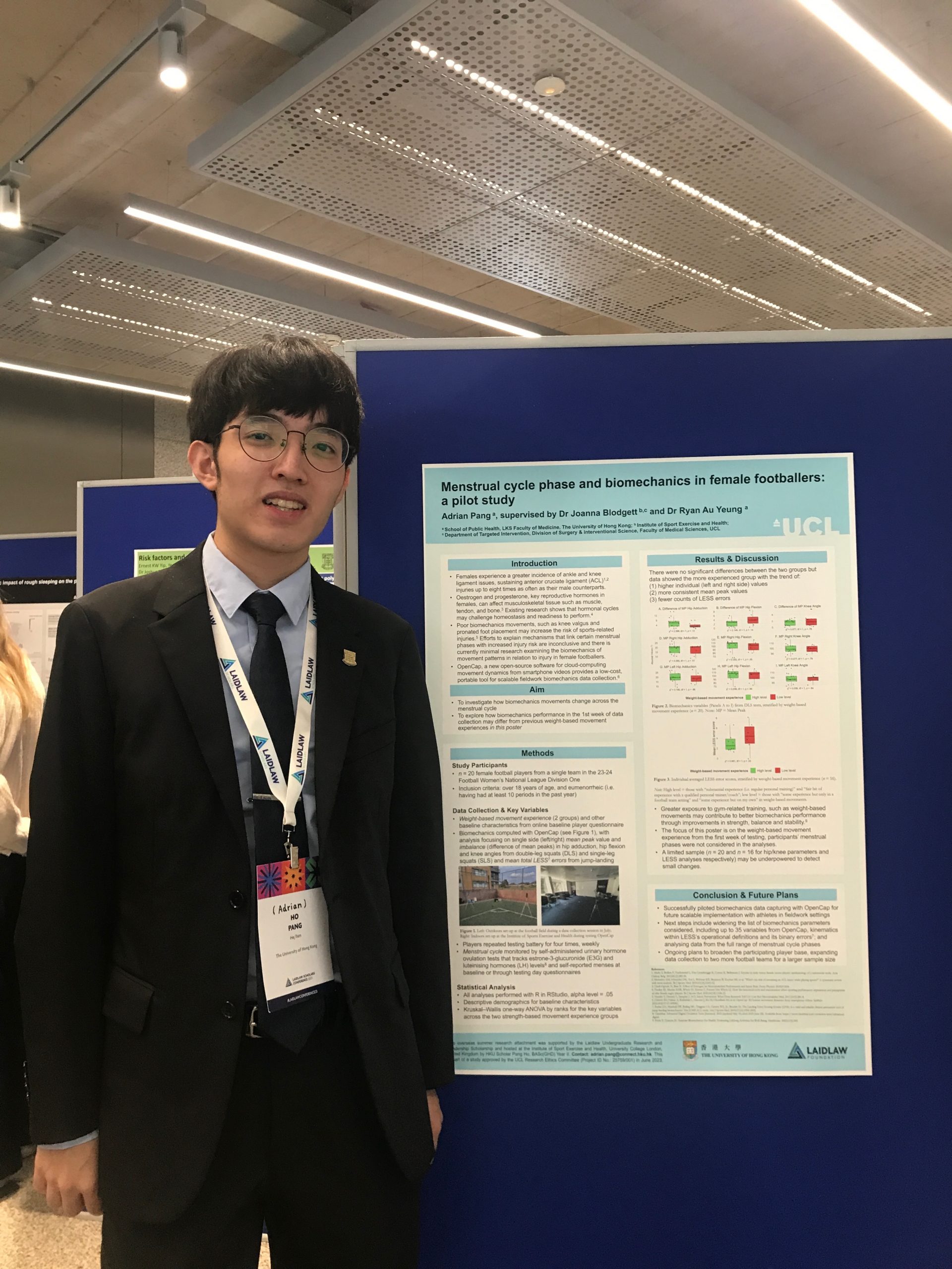 UG Student Attends Laidlaw Conference