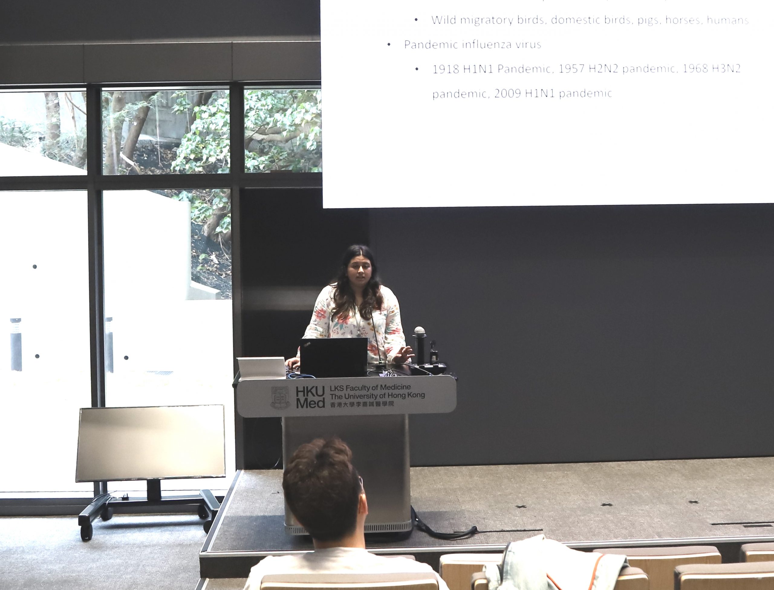 RPg seminar - Ms Sarea Nizami speaks on the topic of "Monitoring the co-evolution of hemagglutinin and neuraminidase in zoonotic Influenza viruses using phylogenetic-based methods”
