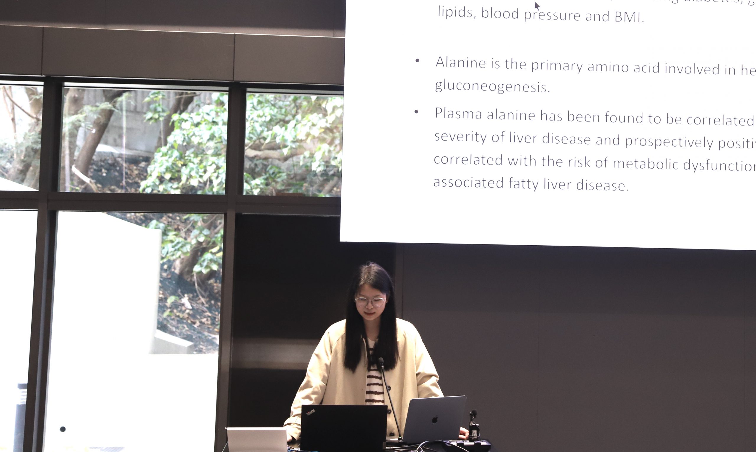 RPg seminar - Ms Xin Huang discusses about "Exploring the causal effects of plasma alanine on health outcomes using Mendelian randomization study"