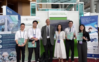 A group photo with Professor David Bishai, Dr Polly Wong, Mr Vincent Si and our supporting team members at the HA Convention.