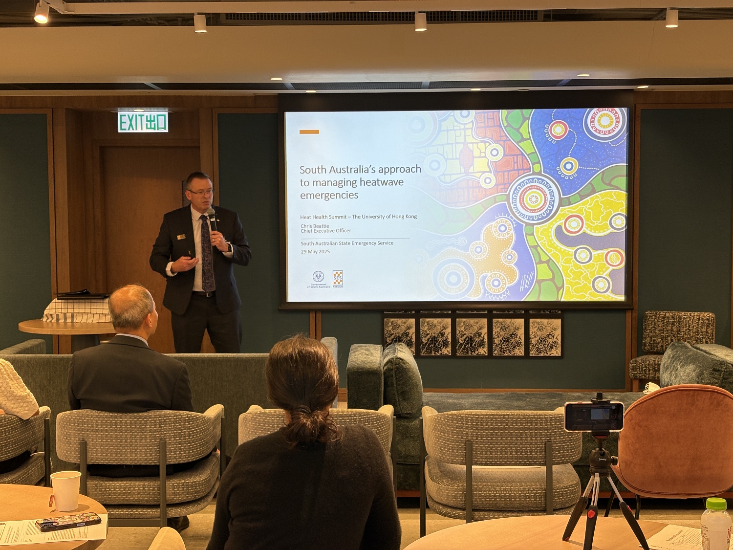 Mr Chris Beattie, Chief Executive Officer and Chief Officer of the South Australia State Emergency Service, shares innovative heat adaptation strategies from Adelaide.