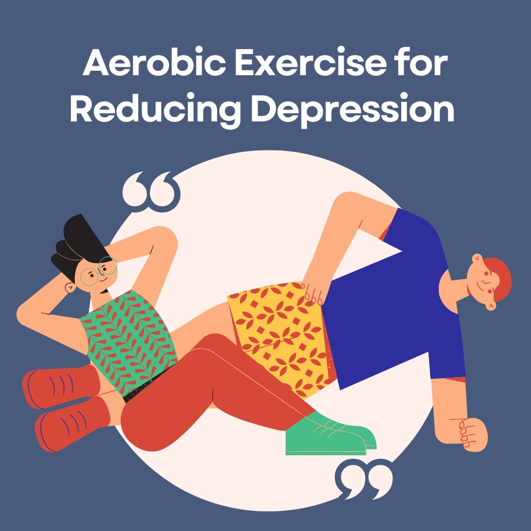 Study shows moderate aerobic exercise can significantly reduce depressive symptoms among patients with chronic health conditions.