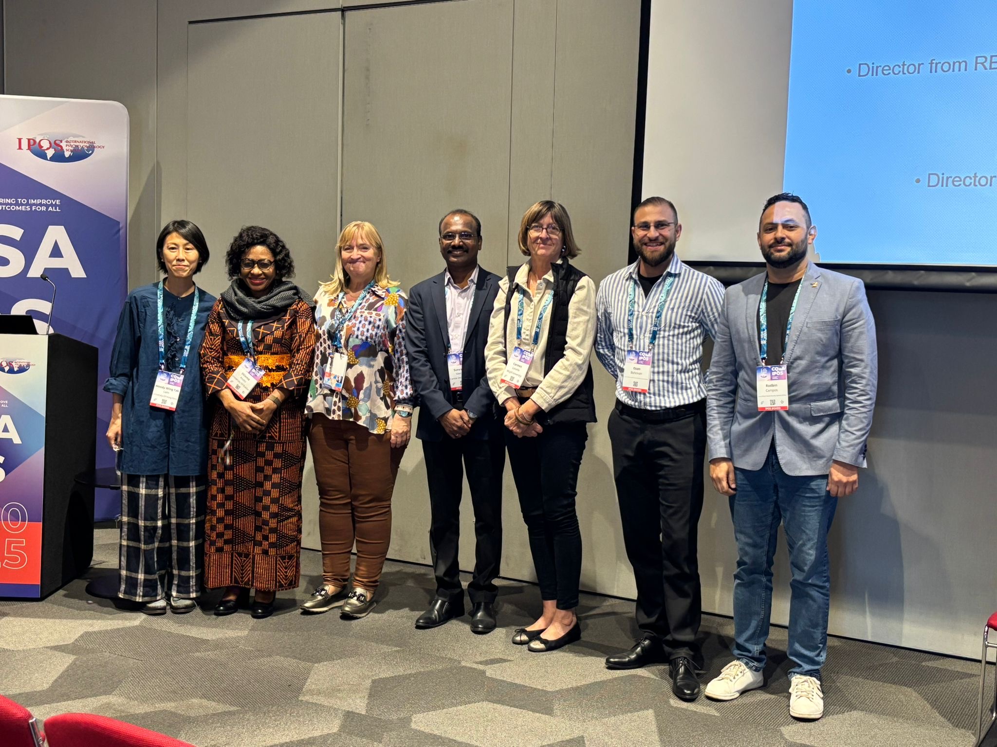 Group photo with Professor Wendy Lam and the speakers at the 2025 COSA-IPOS Joint Meeting.