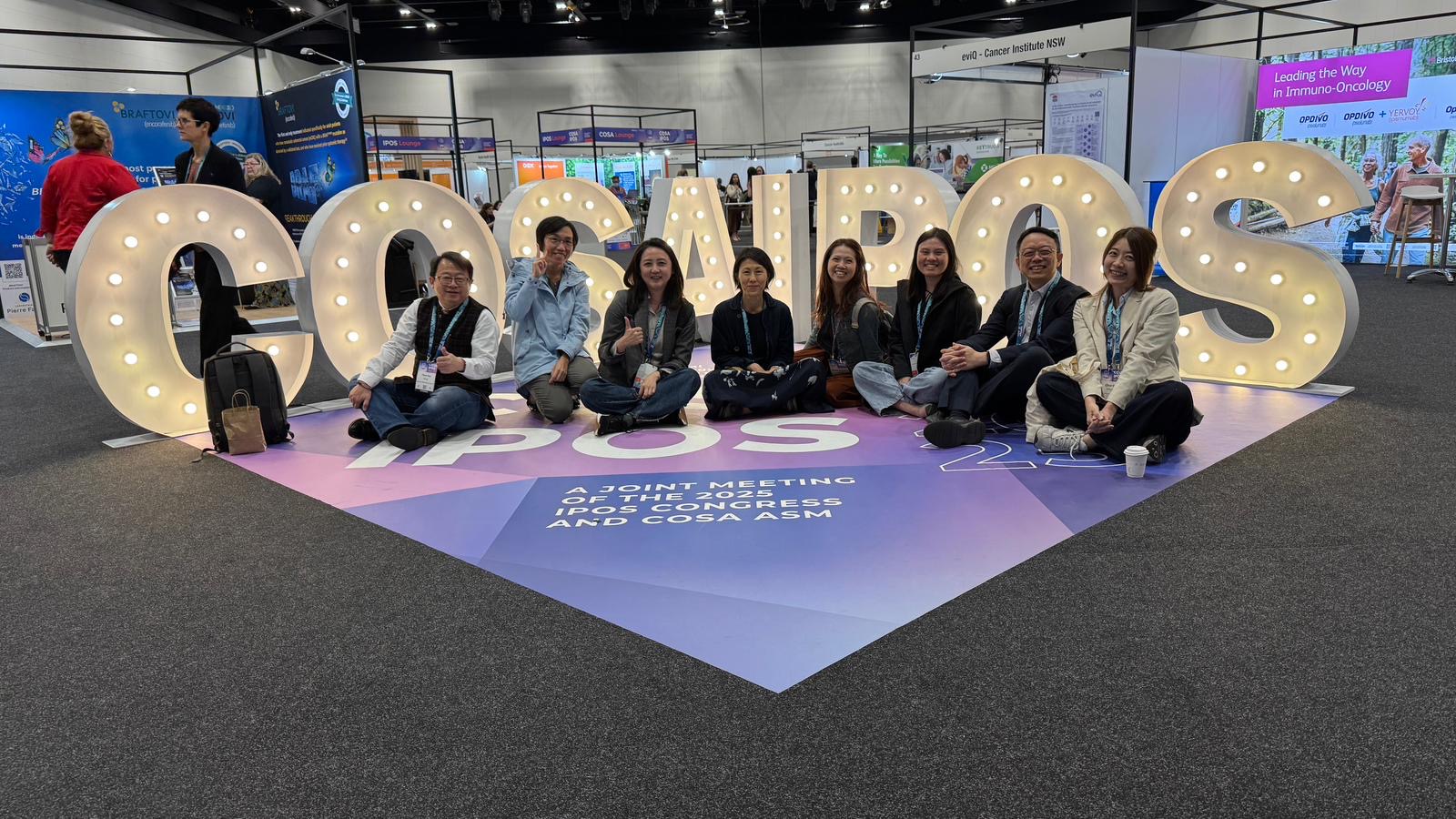 Representatives from the Taiwan Psycho-oncology Society with Professor Wendy Lam, Past President of IPOS.