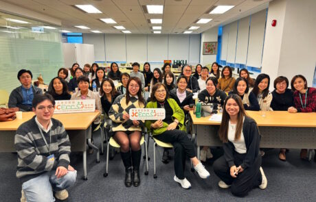 A group photo of participants of the regular end-of-life care training activities.